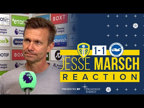 “We were a bit unlucky not to get more” | Jesse Marsch reaction | Leeds United 1-1 Brighton