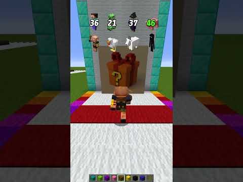 Which Minecraft creature will place its block the highest!