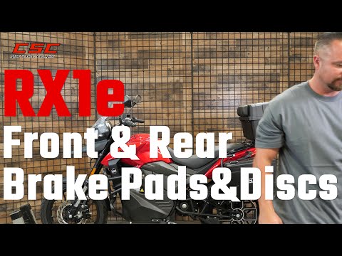 How to Replace Brake Rotors and Pads on a CSC RX1E Electric Motorcycle