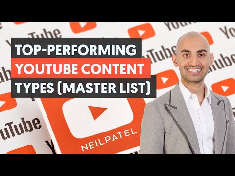 Top-Performing Content Types for YouTube (The MASTER LIST) - Module 1 - Lesson 3 - YouTube Unlocked