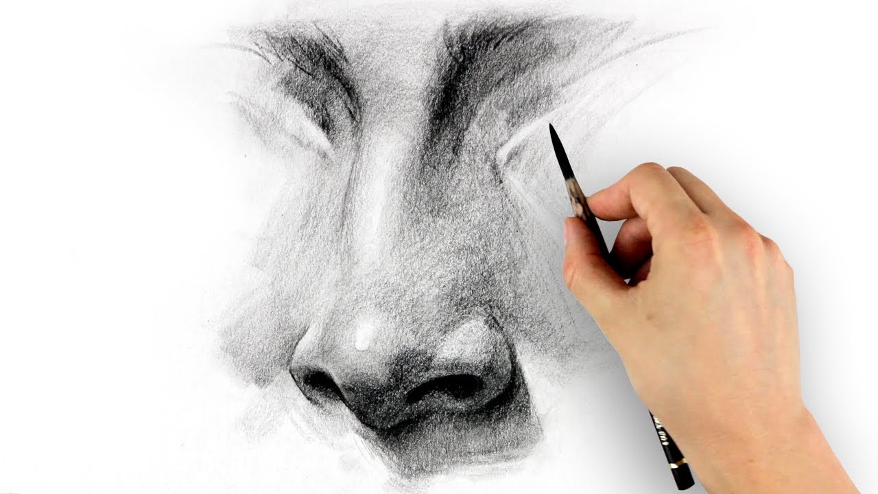How to Draw a Nose Step by Step YouTube
