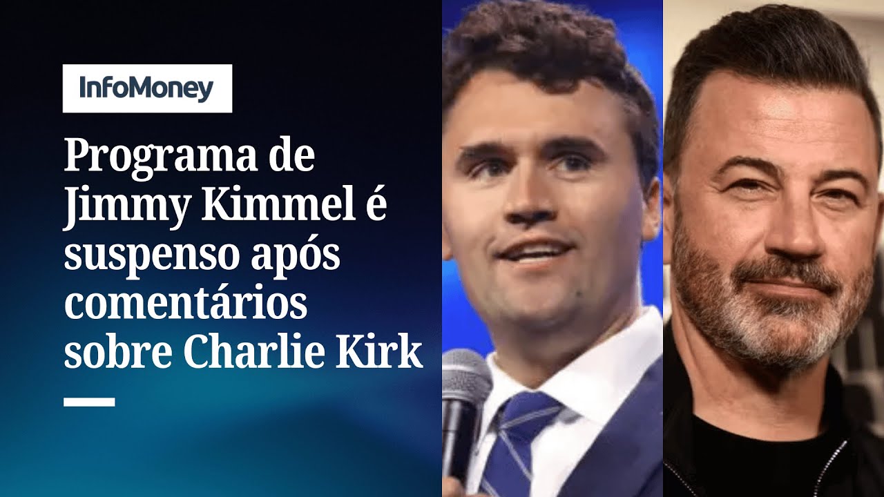ABC tira programa de Jimmy Kimmel do ar em meio a caso Charlie Kirk | InfoMoney News