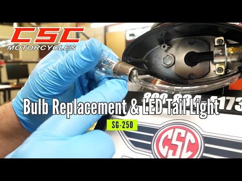 Tail Light Bulb & LED Tail Light Replacement On The SG250