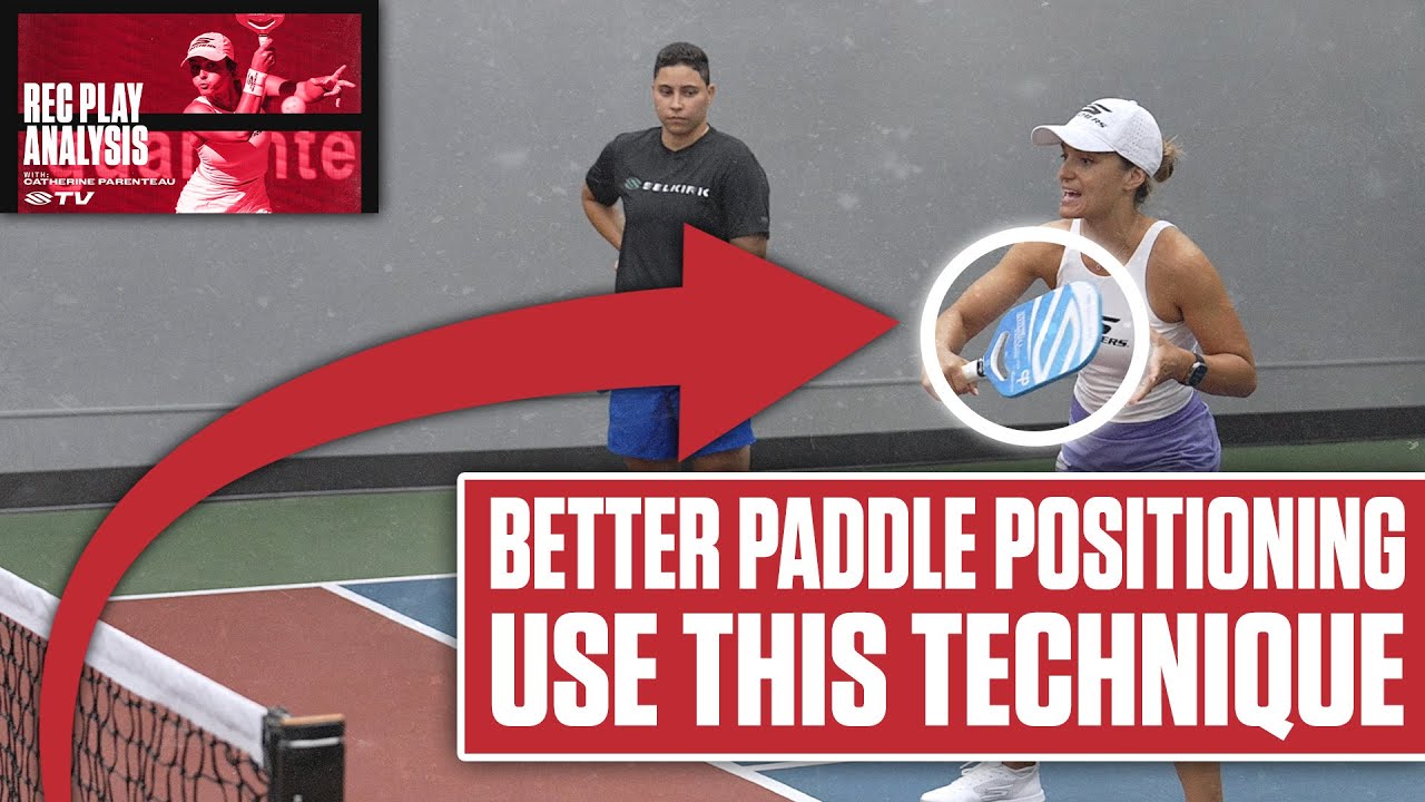 Pickleball Paddle Positioning to Be Ready for Any Shot