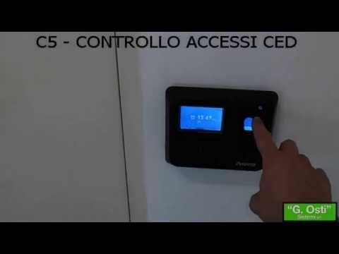 C5 controllo accessi biometrico/Rfid sala CED e uffici