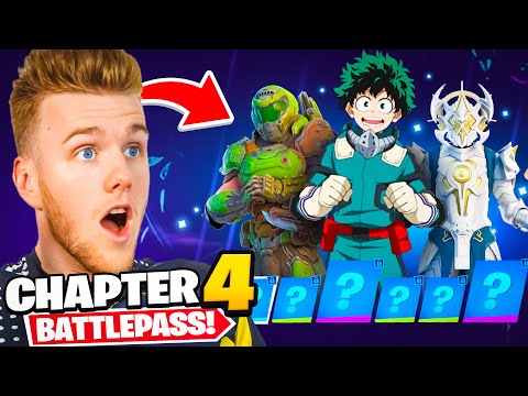 *NEW* CHAPTER 4 BATTLE PASS IN FORTNITE!