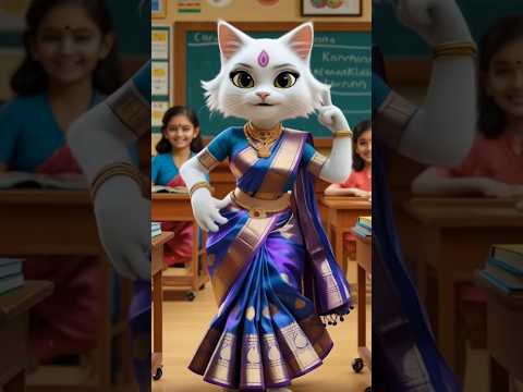 Cute kitten heart touching Dance in School 🥰😺🥰#kittendance #cutecat #Zacto F#viralshorts
