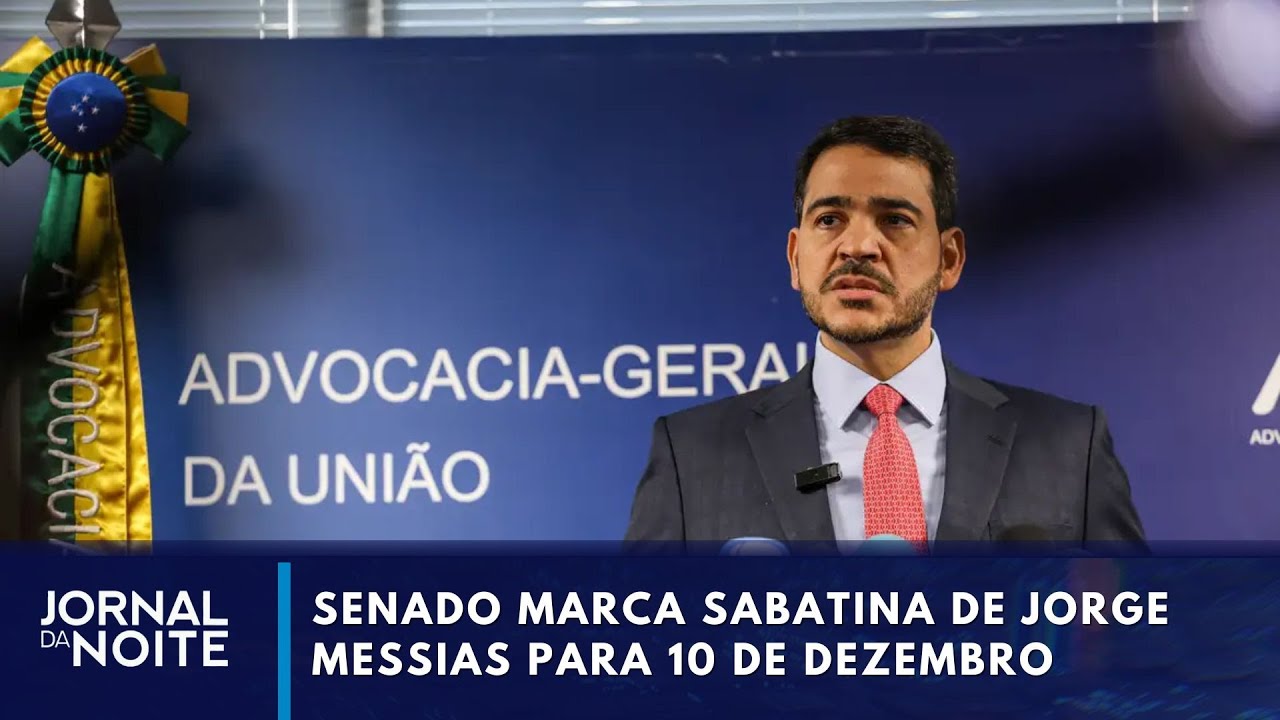 Senado marca data da sabatina de Jorge Messias