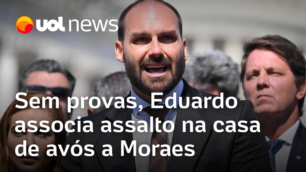 Eduardo Bolsonaro associa sem provas assalto na casa de avós a Alexandre de Moraes