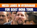 Lionel Messi Arrives in India | GOAT Touchdown in Hyderabad Sparks Massive Fan Frenzy | News9