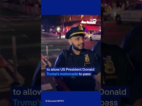French president stuck in NY traffic...because of Trump | DW News