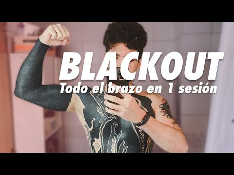 BLACKOUT DE BRAZO COMPLETO EN 1 SESIÓN
