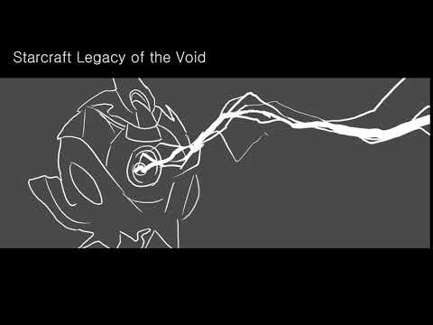 Rotoscoping Starcraft Legacy of the Void Probe part