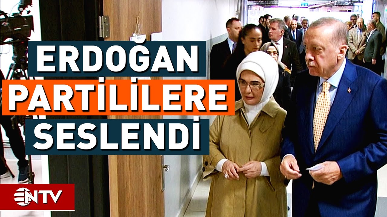 Erdoğan Oy Kullanma İşleminin Bitmesi Ardından Partililere Seslendi! | NTV