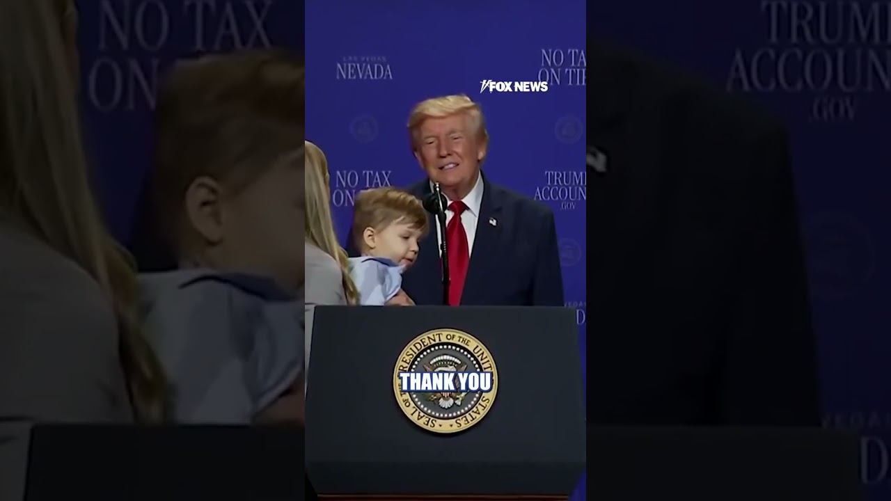 WATCH: Boy thanks President Trump for Trump Account #shorts #foxnews #news #us