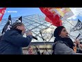 Pension reform protesters block Paris Louvre