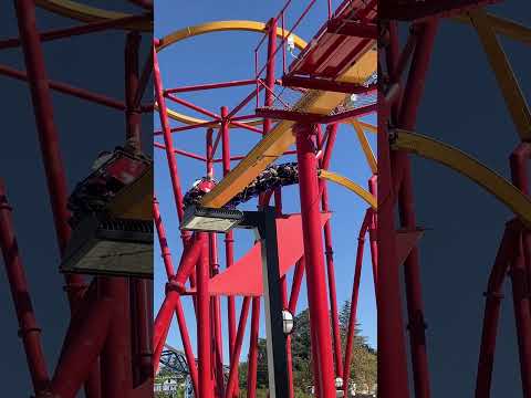 Off-ride Wonder Woman At Six Flags Magic Mountain #rollercoasters #sixflagsmagicmountain #sixflags