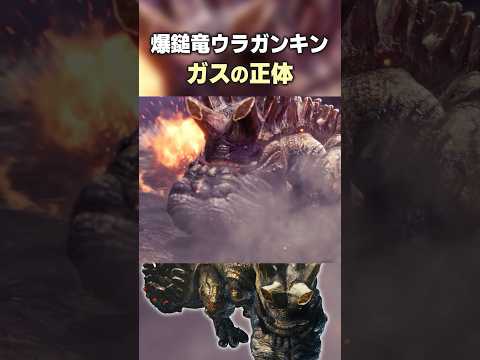 ウラガンキンが出す睡眠ガスの秘密 #shorts #生態 #モンハン雑学 #モンハン #モンスターハンター