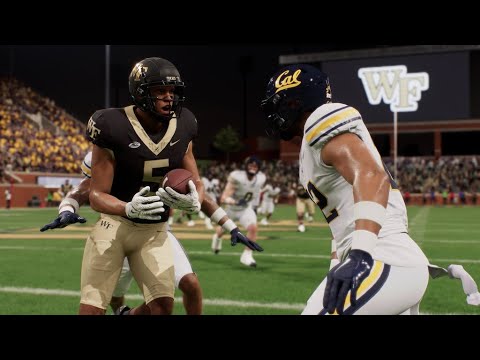 California vs Wake Forest - NCAA Football 11/8 Full Game Highlights -
College Football 25 Sim