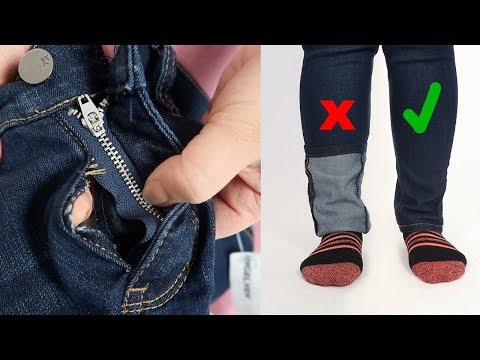 How to fix a popped seam & shorten pant legs | Thrifted Quick Fix