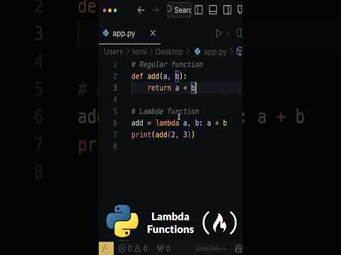 Lambda Functions in Python