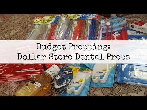 Budget Prepping- Dollar Store Dental Preps