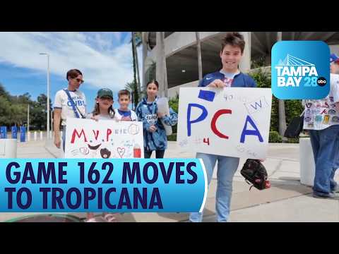 Weather moves Cubs-Red sox game 162 to tropicana field in st. Petersburg video thumbnail