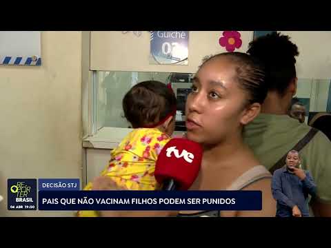 STJ decide que pais que não vacinam filhos podem ser multados