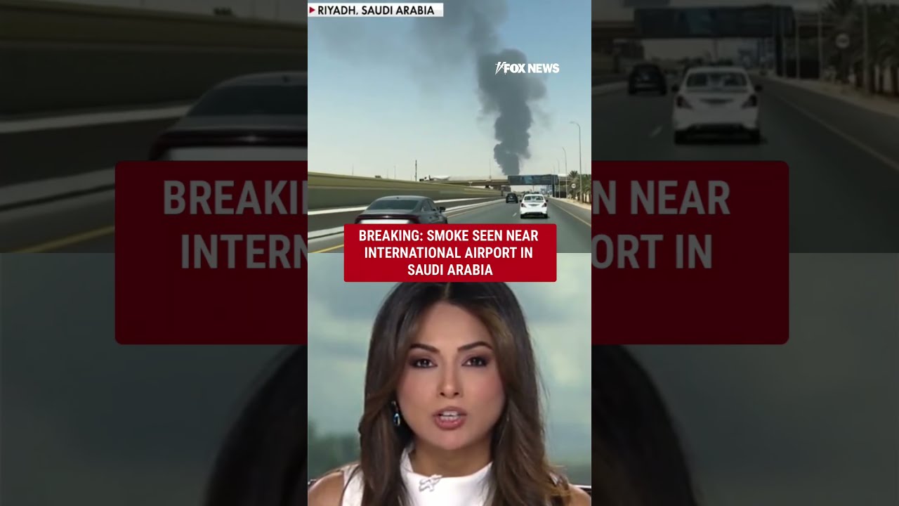 BREAKING: Large plume of smoke seen near international airport in Saudi Arabia #shorts #foxnews