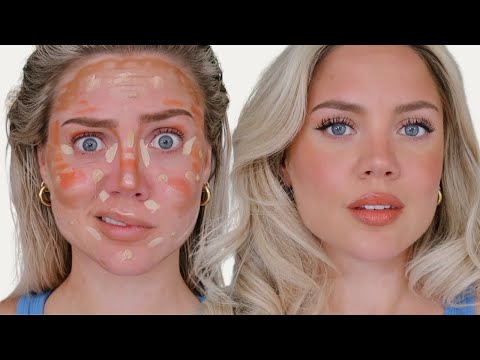 Mixing ALL my makeup at once.. | Elanna Pecherle 2021