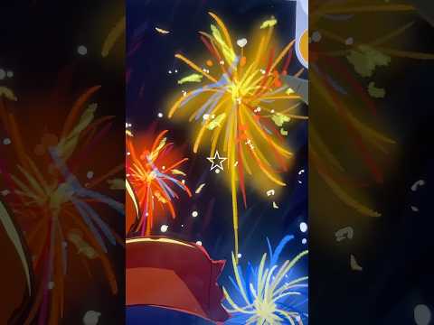 🎆🎇 // #art #drawing #artist #foryoupage #fyp #shorts #artwork #sketchbook #fireworks