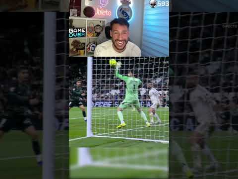 Courtois el verdadero GOAT #futbol #realmadridfc #ubietoo #courtois #shortsvideos