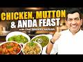 Restaurant Style Non-Veg Recipes At Home | Chicken Curry, Mutton Keema & Egg Bhurji!