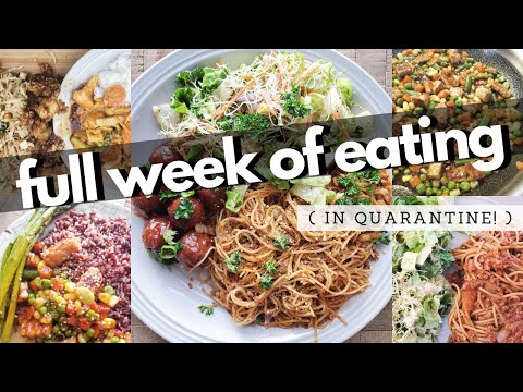 WHAT I ATE IN A WEEK / VEGAN (Quarantine Edition)