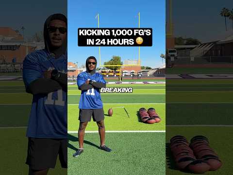 I Broke a Football World Record.. 😤