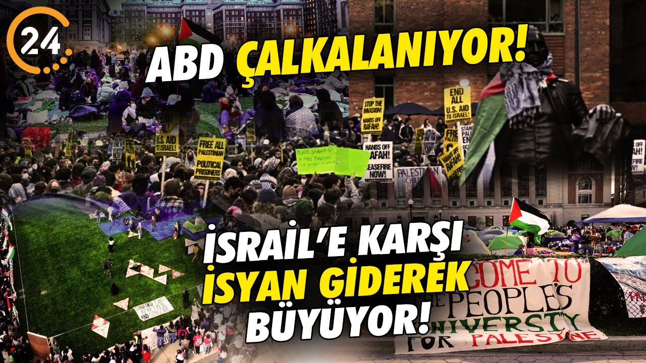 ABD’de İsrail’e Karşı Tepki Büyüyor! İsyan Ateşi Giderek Yayılıyor!