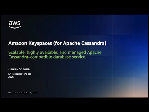 Amazon Keyspaces Getting Started Video | Amazon Web Services