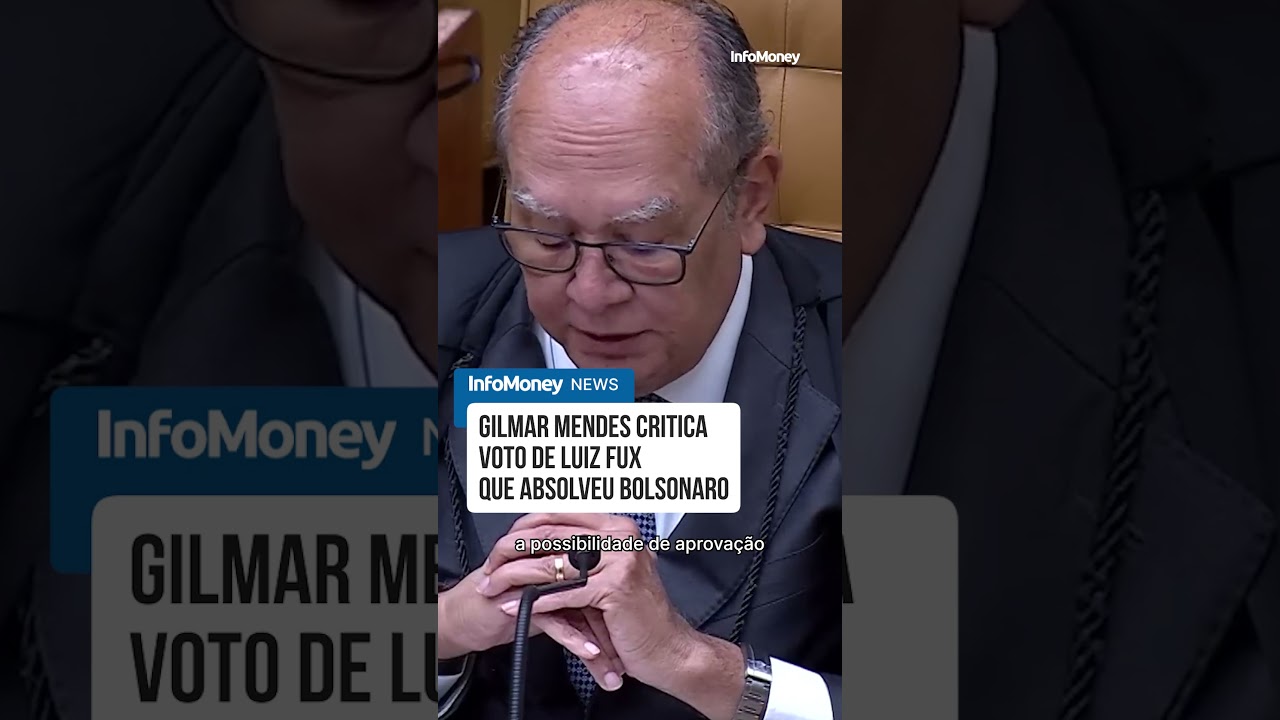 Gilmar Mendes critica voto de Fux que absolveu Bolsonaro e rejeita anistia