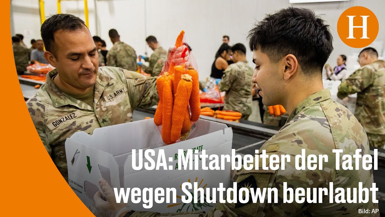Regierungs-Shutdown: Nationalgarde hilft bei Lebensmittelversorgung in Kalifornien