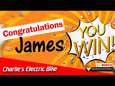 You Won A New Electric Bike