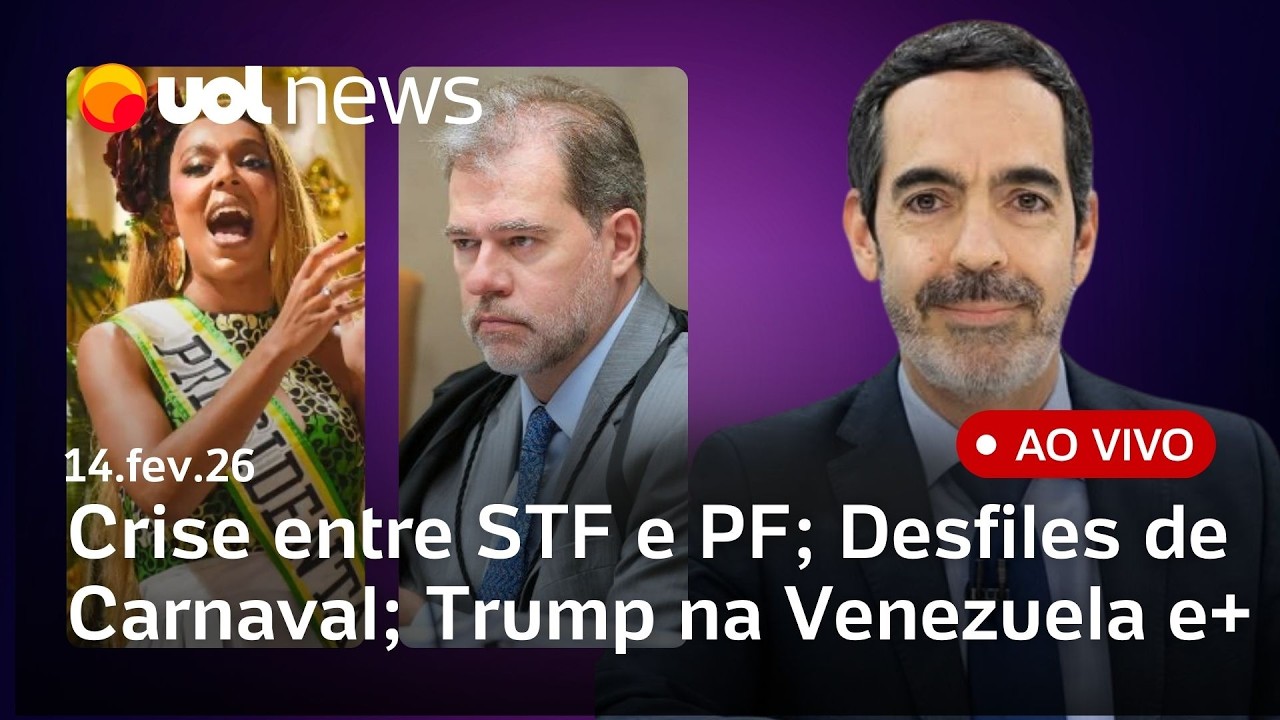 Crise entre STF e PF Trump fala em ir à Venezuela Lula no Galo da Madrugada Carnaval em SP e mais