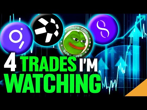 Top 4 Crypto Trades I'm Watching! (This Weekend)