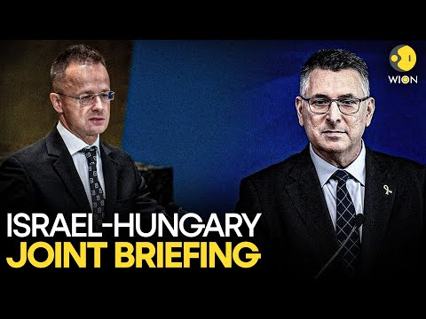 LIVE: Hungarian Foreign Minister Peter Szijjarto & Israeli FM Gideon Saar Hold Joint Press Briefing