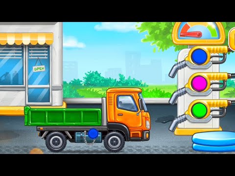 PERMAINAN EDUKASI ANAK BELAJAR MERAKIT KENDARAAN MOBIL TRUK PENGANGKUT BARANG | GOKIDS