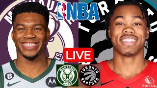 LIVE: MILWAUKEE BUCKS vs TORONTO RAPTORS | NBA | PLAY BY PLAY | SCOREBOARD