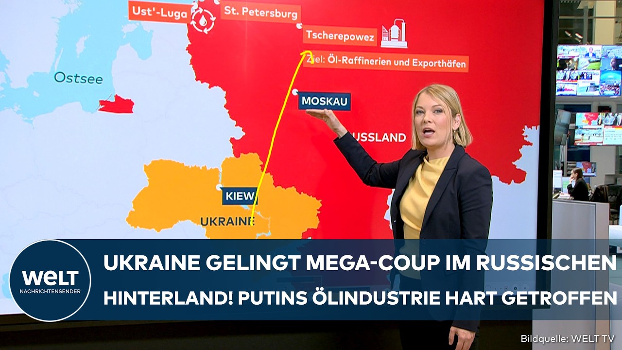 PUTINS KRIEG: Kiew gelingt Mega-Coup gegen Putins Ölreserven! Ukrainer treffen Russen im Hinterland