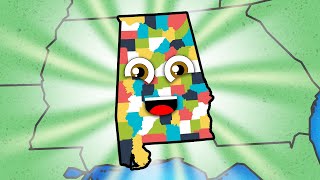 Alabama  - Counties and Geography of Alabama | 50 States of America