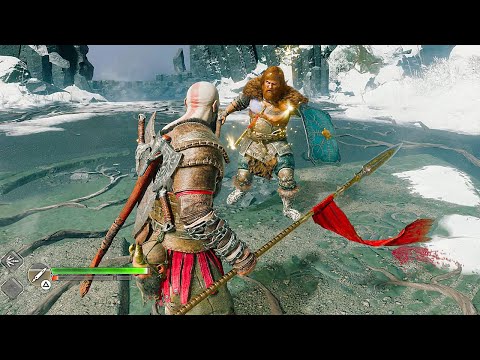 Kratos Meets Modi In Valhalla Scene - God Of War Ragnarok Valhalla DLC