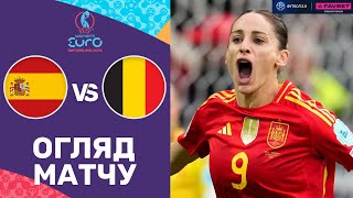 Іспанія – Бельгія. Жіночий чемпіонат Європи 2025 / Огляд матчу