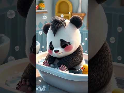 Cute Panda ❤️ sleep and morning activity #animals #panda #ai #aipanda #cute #cutepanda